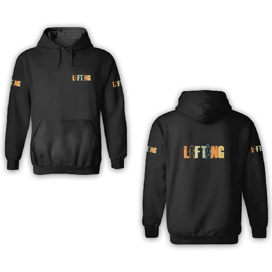 Lifting Gym Lift Workout Weightlifting 3D Hoodies
