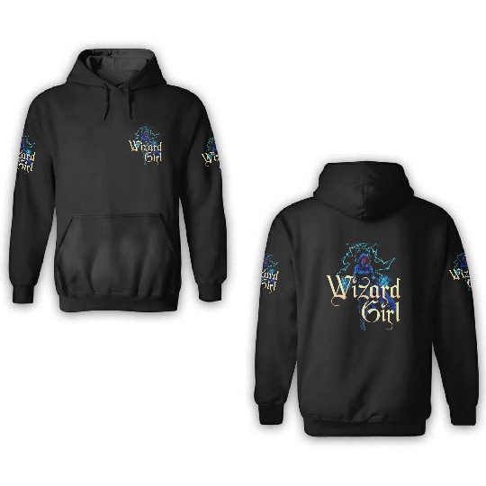Wizard Girl 3D Hoodies