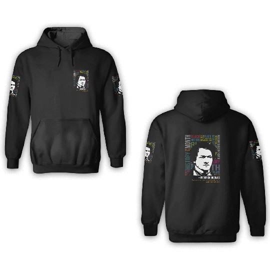 Frederick douglass 3D Hoodies