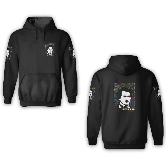 Frederick douglass 3D Hoodies