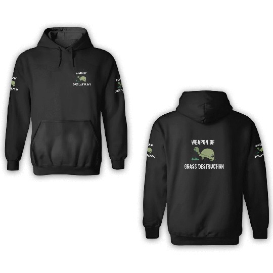 Grass destruction (Light) 3D Hoodies