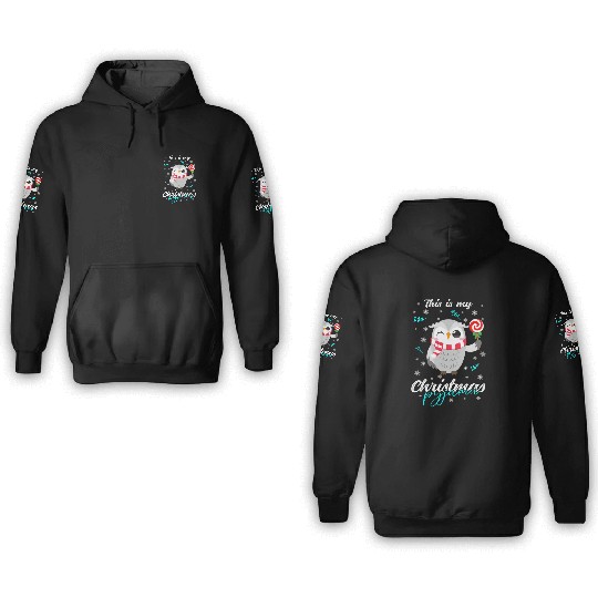 Winter Christmas Pyjama Owl 3D Hoodies
