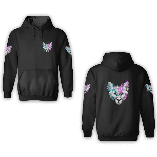Dramabite mountain lion 3D Hoodies