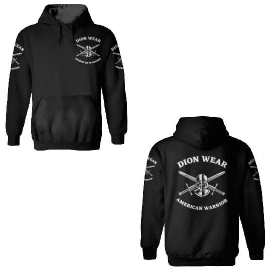 Dion Wear American Warrior 3D Hoodies