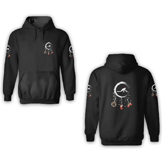 Winter dreamcatcher Christmas Curling 3D Hoodies
