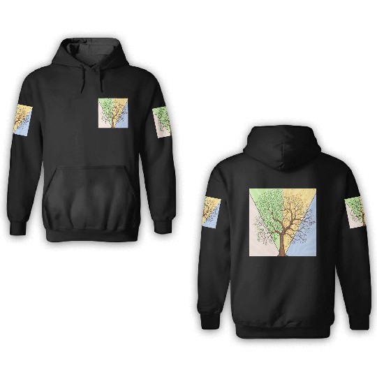 Four Seasons Trees 3D Hoodies