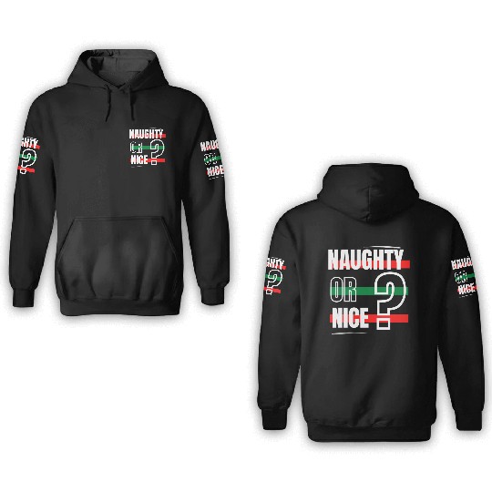 Naughty or Nice? 3D Hoodies