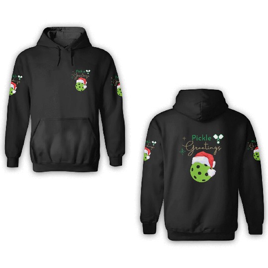Pickle Greetings 3D Hoodies