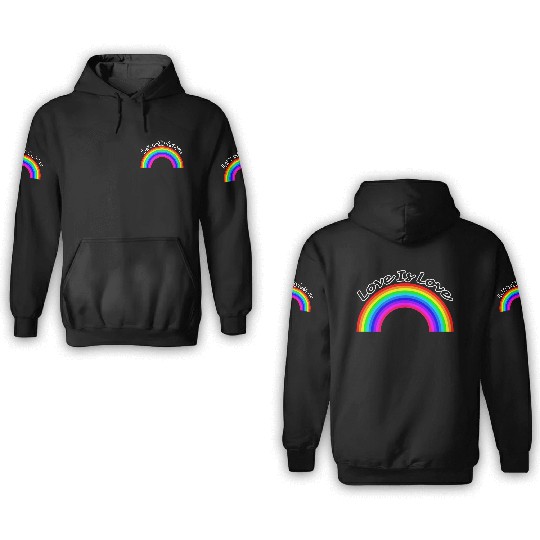 Love is Love 3D Hoodies