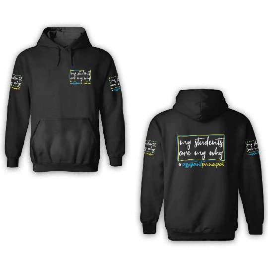 Assistant Principal 3D Hoodies