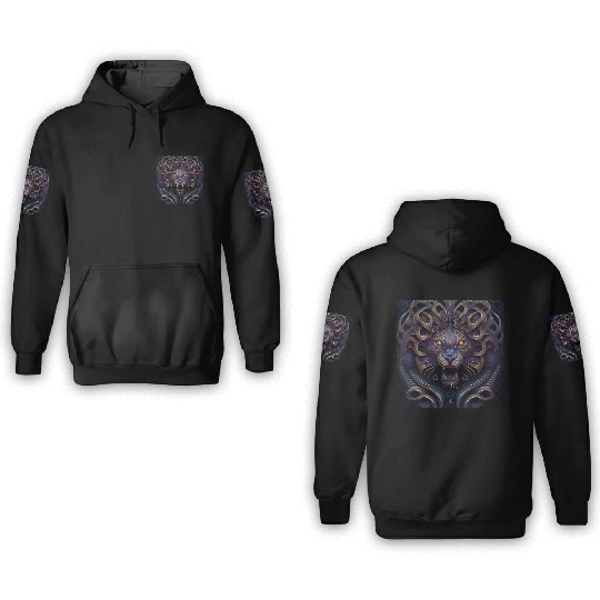 Dark Fantasy Lion Version 5 3D Hoodies