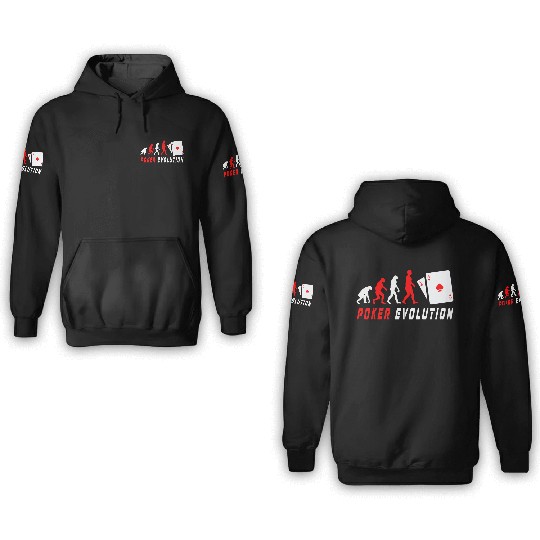 Poker Evolution 3D Hoodies
