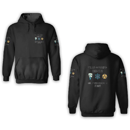 y all need science chemistry biology physics 3D Hoodies