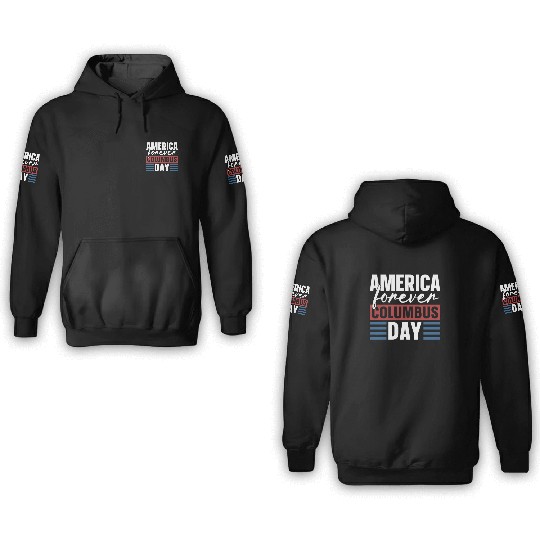 Columbus Day 1492 3D Hoodies
