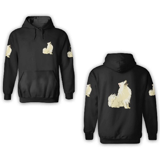 Samoyed Cute White Dog Owners Pet Lover Gift Ideas 3D Hoodies