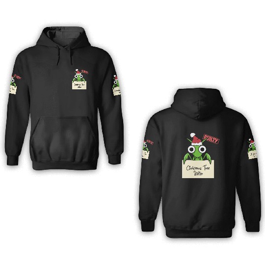 Mantis christmas funny prison 3D Hoodies