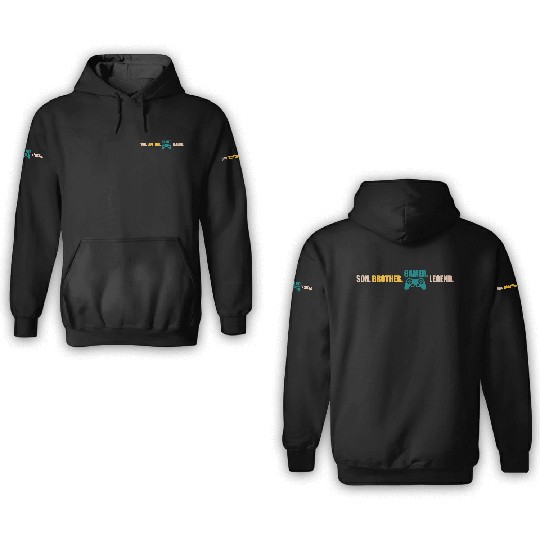 son brother gamer legend 3D Hoodies