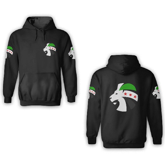 The Syrian Lion 3D Hoodies
