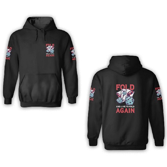 Poker Casino Poker Player Gambling Roulette Gift 3D Hoodies