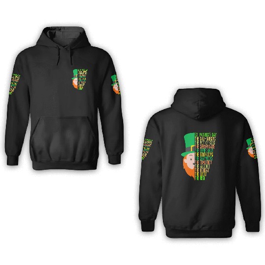 St Patrick's Day Drinking Shenanigans Irish 3D Hoodies