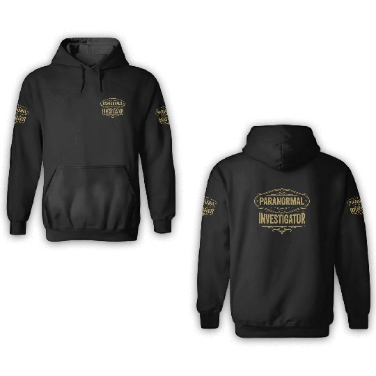 Ghost Hunting Paranormal Investigator 3D Hoodies