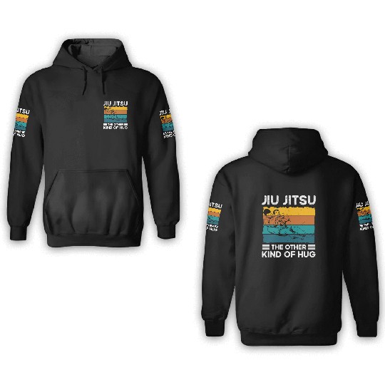 Jiu jitsu other kind of hug jujutsu martial arts 3D Hoodies