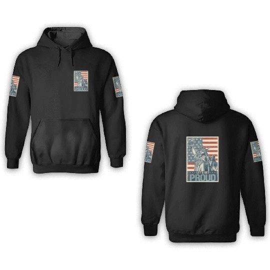 Fourth Of July Independence Day Happy 4th July 3D Hoodies