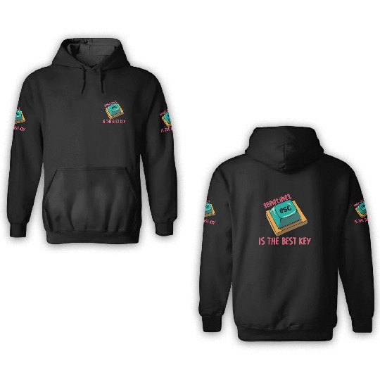 Software Engineer Computer Key Programming 3D Hoodies