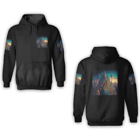 Psychedelic City 3 3D Hoodies