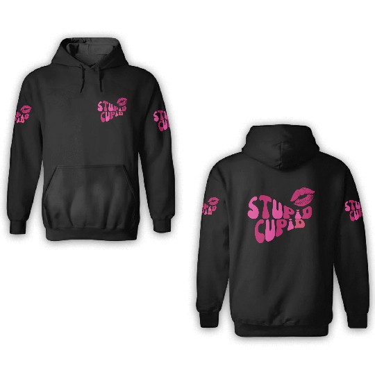 stupid cupid 3D Hoodies