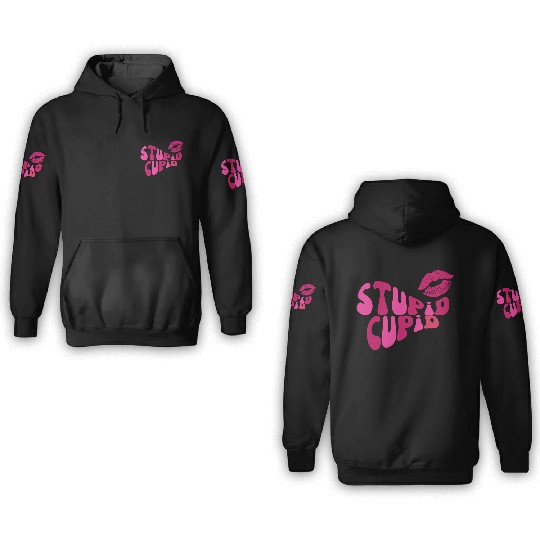 stupid cupid 3D Hoodies