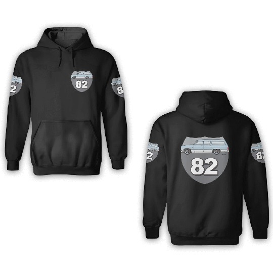 82 Light Blue 3D Hoodies