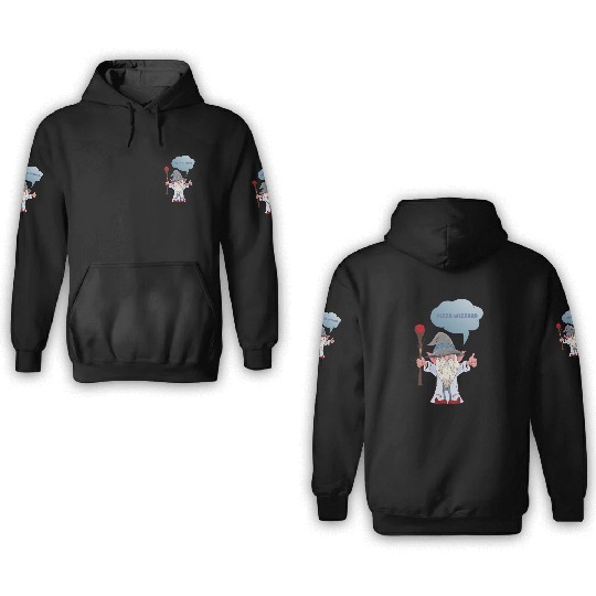Cheer for the Wizard - Pizza Wizzard 3D Hoodies