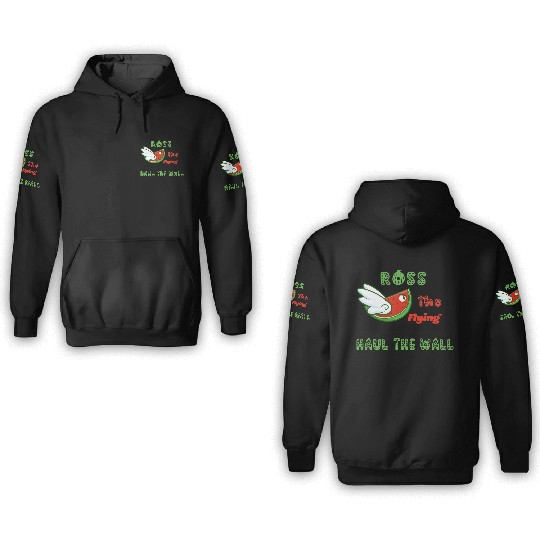 Ross The Flying Watermelon Haul The Wall 3D Hoodies