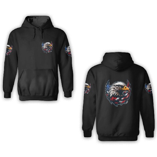 American Pride 3D Hoodies