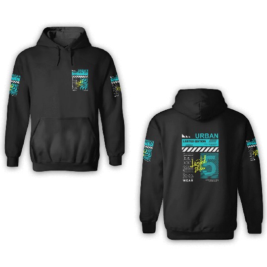 Limited Edition Streetwear 3D Hoodies