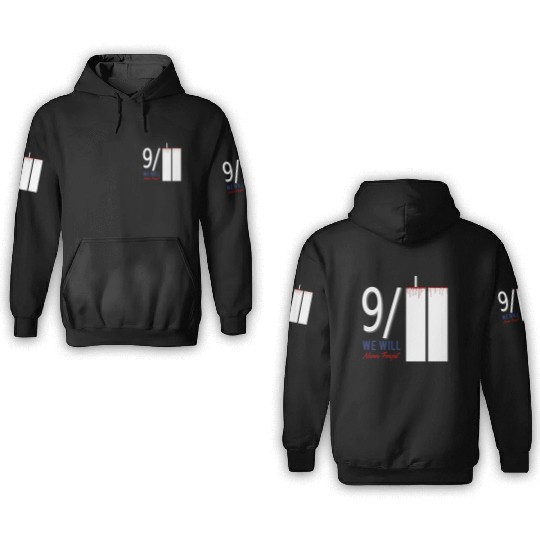 Patriot Day 9 11 Twin Towers New York USA Amerika 3D Hoodies