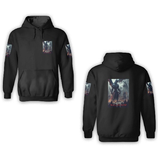 Unleash The Beast 3D Hoodies