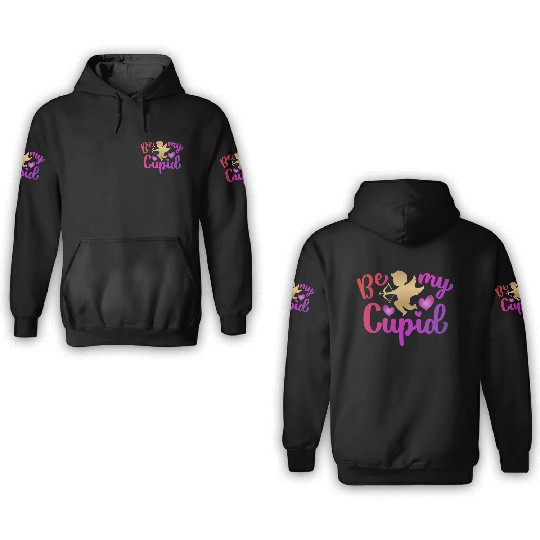 Valentines Sublimation Be My Cupid166 3D Hoodies