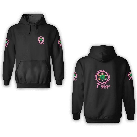 International Women's Day: Empowerment Embrace Equ 3D Hoodies