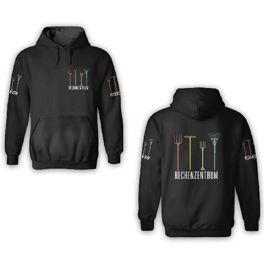 data center funny computer computer EDP server 3D Hoodies
