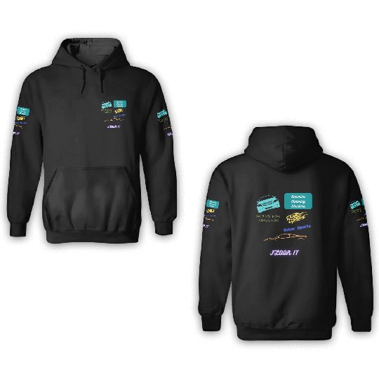 Car racing team design 3D Hoodies