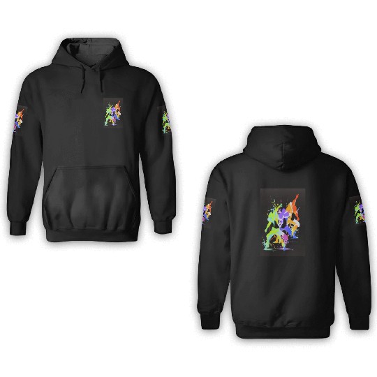 Hip Hop Dancer - b-boying bboy 3D Hoodies