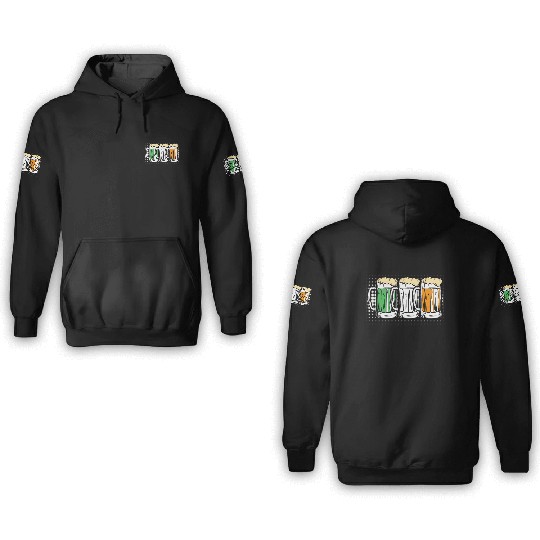 Irish beer Ireland St. Patrick's Day 3D Hoodies