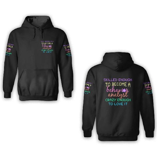 Behavior Analyst Graduate 3D Hoodies