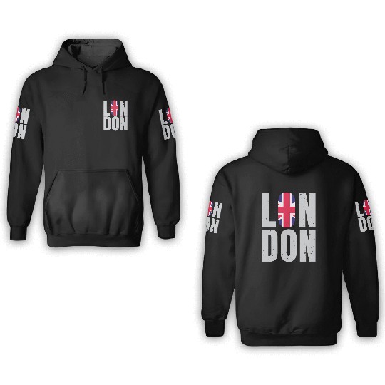 The London Look 3D Hoodies