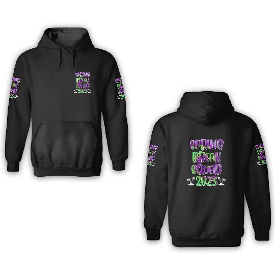 Spring Break Squad Summer Vacation Spring Break 3D Hoodies