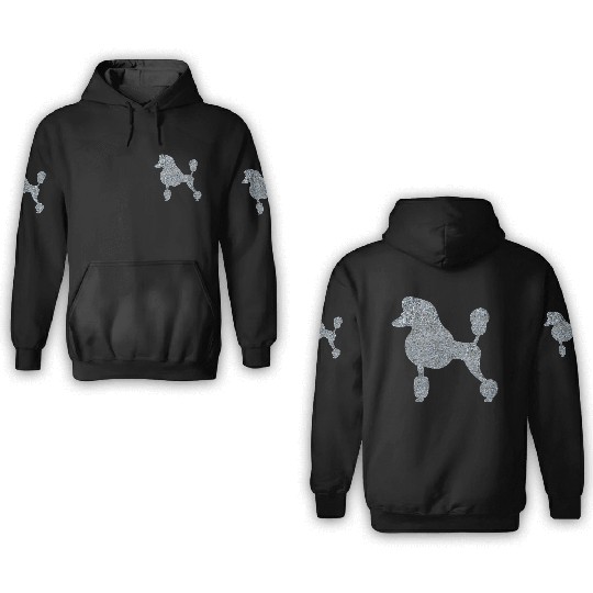 Diamond Standard Poodle 3D Hoodies