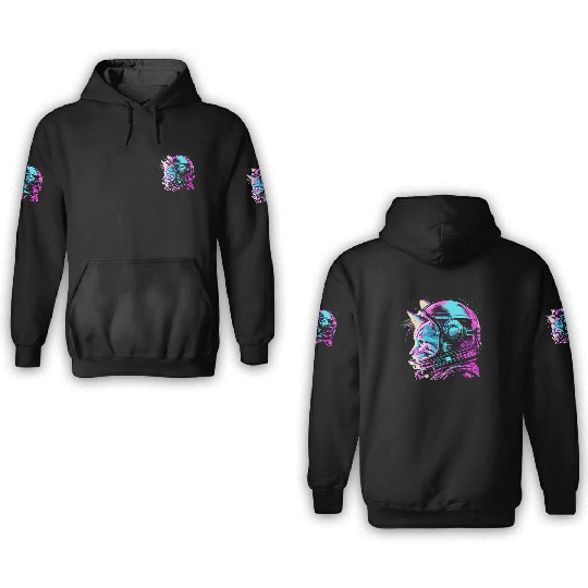 Aesthetic Vaporwave Space Cat 80s 90s Astronaut 3D Hoodies