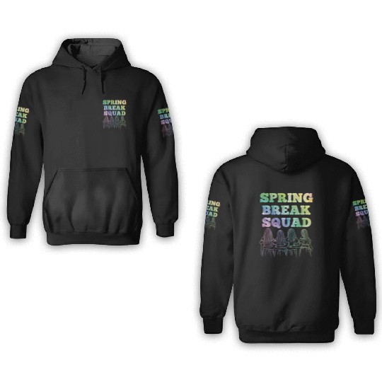 Spring Break Squad Summer Vacation Spring Break 3D Hoodies